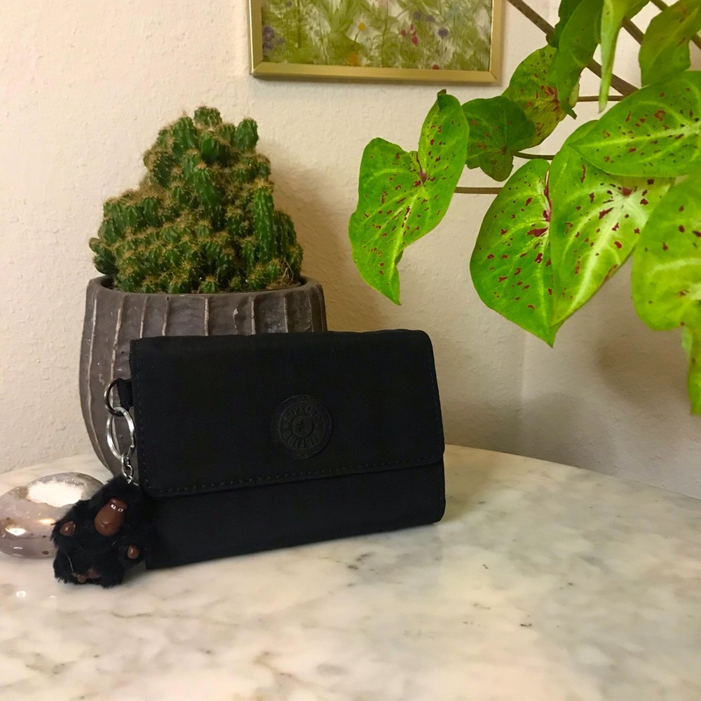 Kipling Black Pixi Wallet